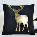 Gold deer / 45x45cm