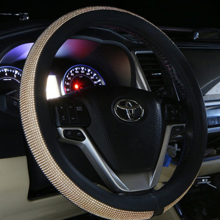 Womens Car Steering Wheel Cover Summer  Rhinestone Car
