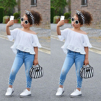 Shirt Shorts Girls Girl Kids Clothes For Baby Set Children