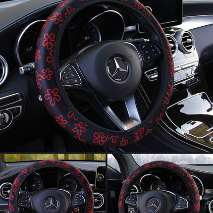 Beetle Printed Cloth Series Car Steering Wheel Cover