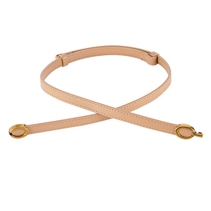 Women's Single Circle Dress Waist Thin Belt With Suit Shirt Small Belt A Pair Of Buckles All-matching
