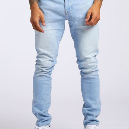 New Mens Slim-fit Denim Trousers