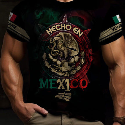 Men's Short-sleeved T-shirt Business Casual Series Digital 3D Printing