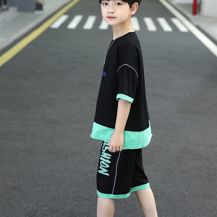 Middle-aged Children's Printed Two-piece  Clothing