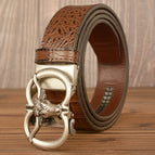 Brown Silver Buckle / 110cm