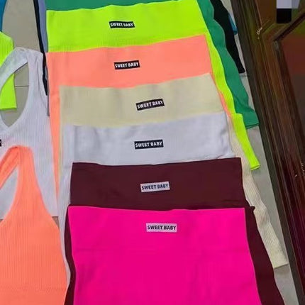 Sports Yoga Suit With Chest Pad Shockproof Beauty Back Hip Withdraw Stretch Sports Women's Shorts