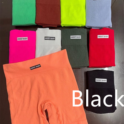 Sports Yoga Suit With Chest Pad Shockproof Beauty Back Hip Withdraw Stretch Sports Women's Shorts
