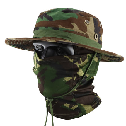 Multi-functional Outdoor Sun Protection Breathable Round-brim Fishing Hat