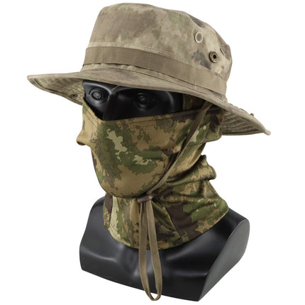 Multi-functional Outdoor Sun Protection Breathable Round-brim Fishing Hat