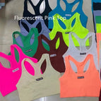 Fluorescent Pink Top / Free Size