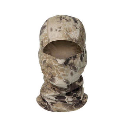 Outdoor Quick-drying Mesh Breathable Cycling Camouflage Headgear